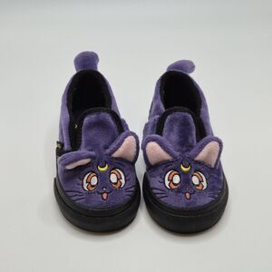 RARE Vans X Sailor Moon Slip-On V Luna Kids Shoe Sneakers US Toddler Size 5.5